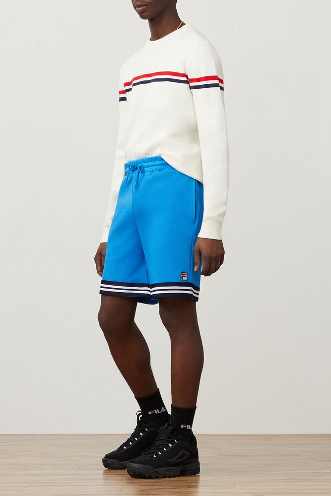 Fila Shorts Herre Blå Ludo 427361-HNA